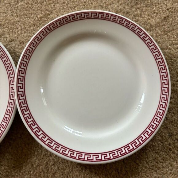 2 Jackson China Greek Key 6 1/4” Plates - Picture 3 of 6